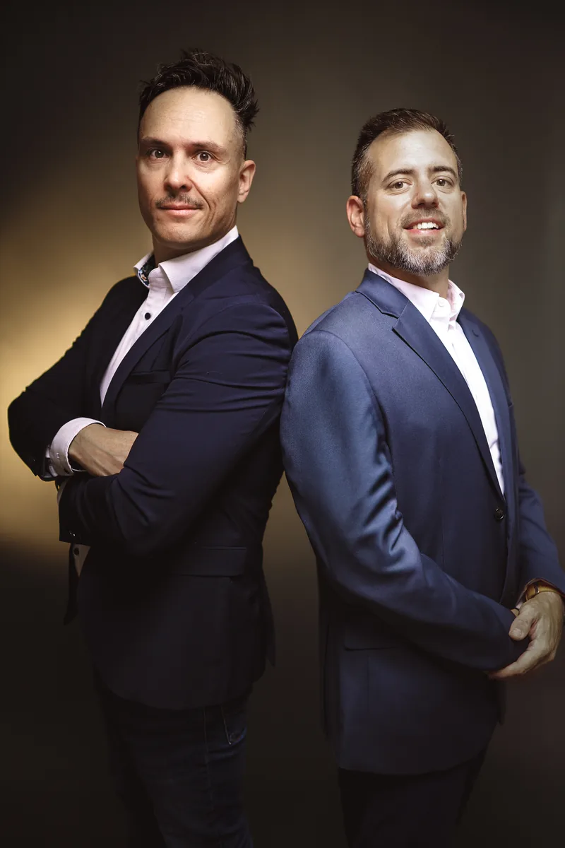 Vartik Péter és Dr. Dávid Péter, az Aimy alapítói